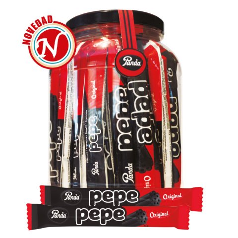 Regaliz negra Pepe Original 32 g - Paquete de 40 unidades