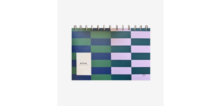 UO Organizador semanal "Stripes" , 18X28 CM