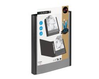 Classeur 4 anneaux  plastifié CREATIV'GALLERY VIQUEL personnalisable A3 - Dos 4 cm -  coloris Noir