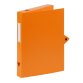 Boîte de classement plastique Viquel Class Doc - Essentiel Recycle - dos 4 cm - orange