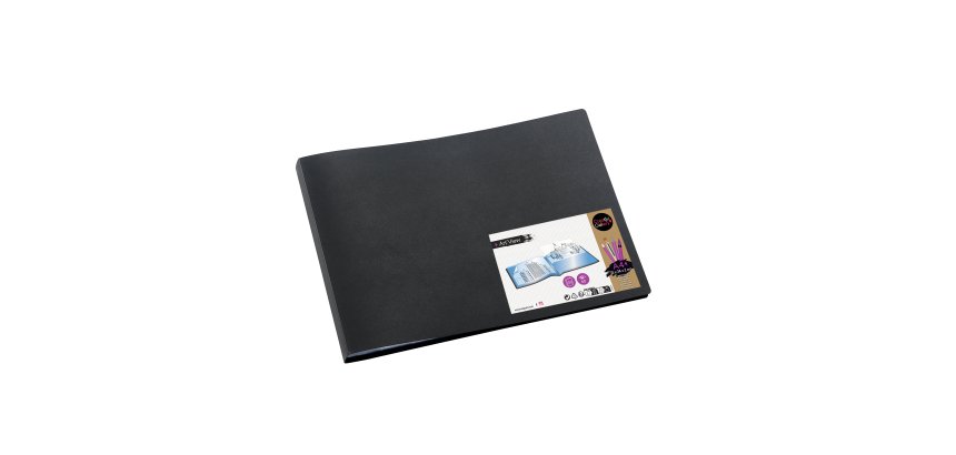 Protège-documents ART'VIEW CREATIV 'GALLERY VIQUEL polypropylène opaque A4 30 pochettes - 60 Vues A4  - noir