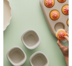 Berghoff Ramequins carrés 4 pièces 0,30L