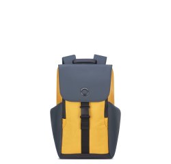 Mochila para portátil 15" Securflap 1 compatimento protección PC Amarillo Delsey