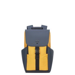 Mochila Securflap 1 compatimento protección PC 15" Amarillo Delsey