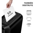 Destructora Fellowes LX65 corte en partículas 11,5L P-4 negra