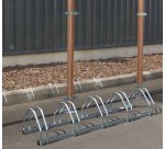 Râtelier 5 vélos  Finition galvanisé à chaude ep 70 microns