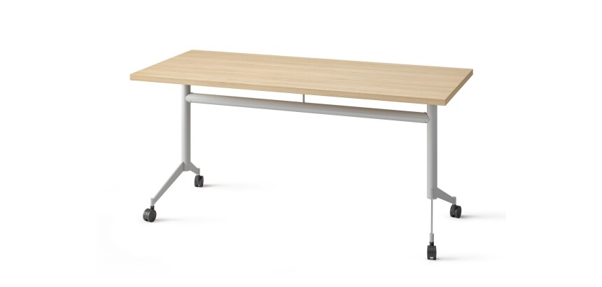 Inklapbare tafel POLLY, L.160 x D.70 cm, eiken blad