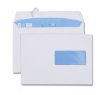 Enveloppe blanche 162 x 229 (C5) 90g avec fenêtre 45 x 100mm - Boite de 500