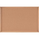 Tablero de corcho Inversa Bi-Office autorregenerable marco ancho madera