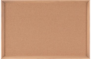 Tablero de corcho Inversa Bi-Office autorregenerable marco ancho madera