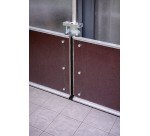 Extension sur mesure jusqu'à 252 cm pour barrière anti-inondation M633C250