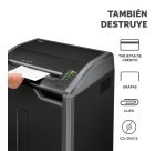 Destructora Trituradora de hojas Fellowes 485Ci corte en partículas de 4x30mm