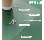 Alfombrilla de escritorio transparente grande Leitz