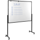 Tableau multi-usages XL PREMIUM - Tableau blanc / Feutrine gris - Legamaster