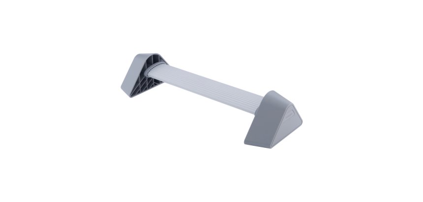 Reposapiés Kensington oscilante Rocking, gris
