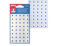 Oeillets adhésifs en pochette blanc, diamètre: 13 mm