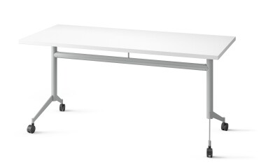 Table rabattable POLLY L.160 x P.70 cm Plateau Blanc