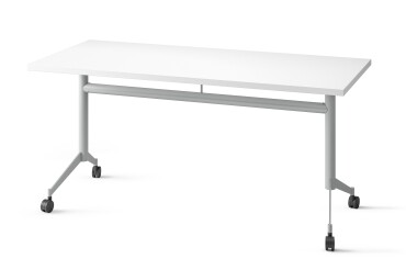 Inklapbare tafel POLLY, L.160 x D.70 cm, wit blad