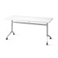 Table de réunion rabattable à roulettes POLLY - plateau profondeur 70cm
