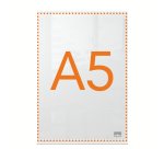 Porta pósters acrílico transparente de sobremesa, A5