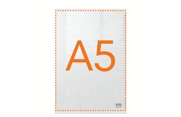 Porta pósters acrílico transparente de sobremesa, A5