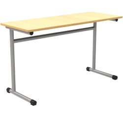 Table école Fabiano biplace L 130cm - Taille T6 pour primaire P5 à secondaire
