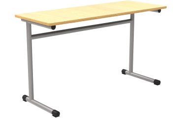 Schoolbank Fabiano 2 personen B 130cm - Maat T6 voor 5de jaar basis- tot secundaire school