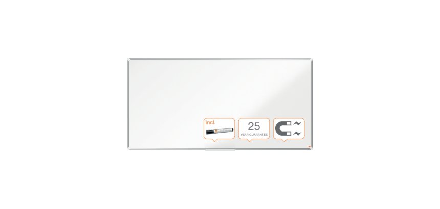 Pizarra NOBO Premium Plus acero vitrificado 2000x1000mm, blanco
