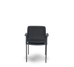 Sillas Opti519 respaldo malla negra asiento tela negra - Pack de 4