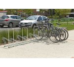 Râtelier 8 vélos avec 4 arceaux antivol
