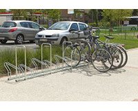 Râtelier 8 vélos avec 4 arceaux antivol