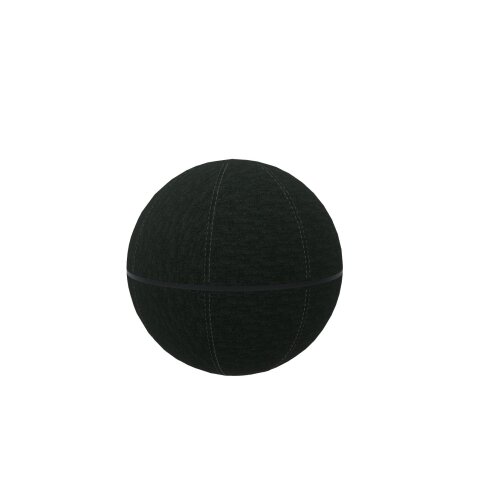 Ballon ergonomique Office Ballz Götessons 65 cm, tissu Slope avec zip noir