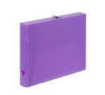 Boîte de classement plastique Viquel Class Doc - Essentiel Recycle - dos 4 cm - violet