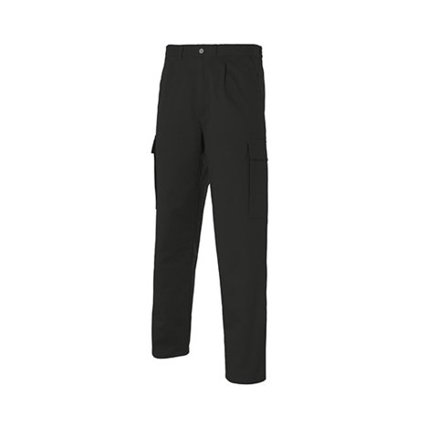 Pantalón multibolsillos algodón/elastano talla 44 - Negro