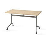 Inklapbare tafel POLLY, L.140 x D.70 cm, eiken blad