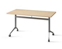 Inklapbare tafel POLLY, L.140 x D.70 cm, eiken blad