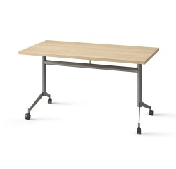 Table rabattable POLLY L.140 x P.70 cm Plateau Chêne