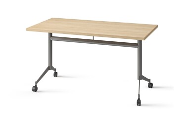 Table rabattable POLLY L.140 x P.70 cm Plateau Chêne