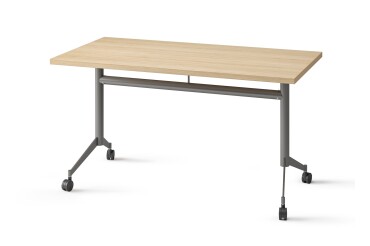 Table rabattable POLLY L.140 x P.70 cm Plateau Chêne