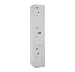Taquilla inicial desmontada Simon Locker 3 puerta 1/3 300 in gris