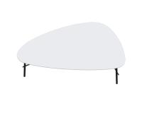 Table basse Lazy 50 x 93 cm pied noir