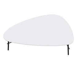 Table basse Lazy 50 x 93 cm pied noir