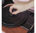 PRIXTON Tocadiscos Rosa VC600