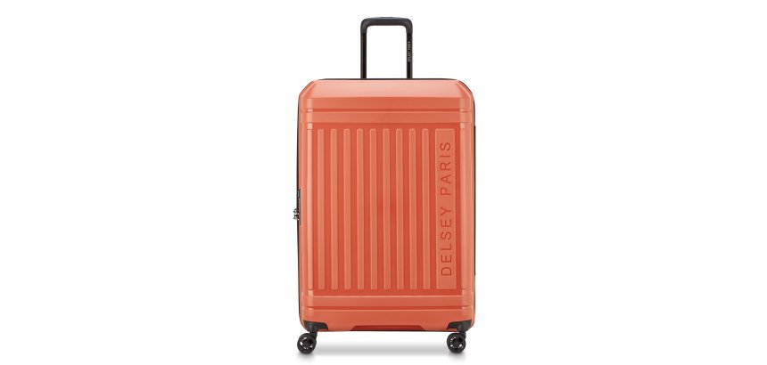 Delsey Lutece - Valise extensible 4 doubles roues - 75 cm sunset