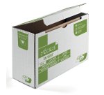 Boite de 250 pochettes extra blanches 100% recyclées C4 229x324 90 g/m² bande de protection