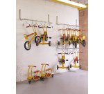 Râtelier mural range 6 tricycles enfant