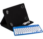 Funda Universal Gripcase + Teclado (9 - 11) Bluetooth v3.0 - Azul
