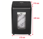 Destructeur de documents manuel Rexel Promax QS RSS1838 - P2 - coupe droite