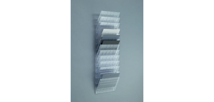Trieur mural 12 cases FLEXIBOXX Durable A4 paysage incolore