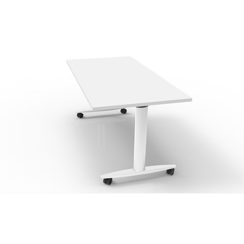 Mesa multifuncional batiente Taxi blanca 140 x 80 cm
